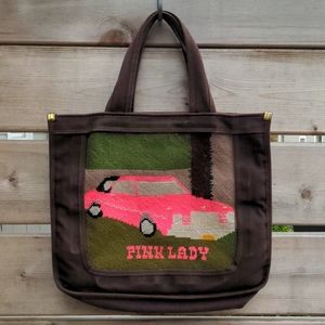Vintage "Pink Lady" tote from Toni Totes of Vermont